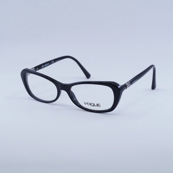 Vogue VO2960-B W44 Eyeglasses Black 52mm Cat Eye Frame - Picture 5 of 10